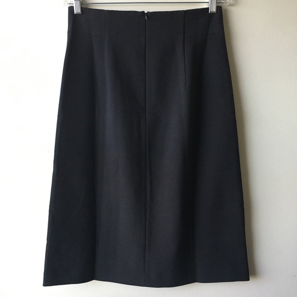 ANN TAYLOR LOFT High Waist Midi Pencil Skirt 8 - Picture 3 of 5